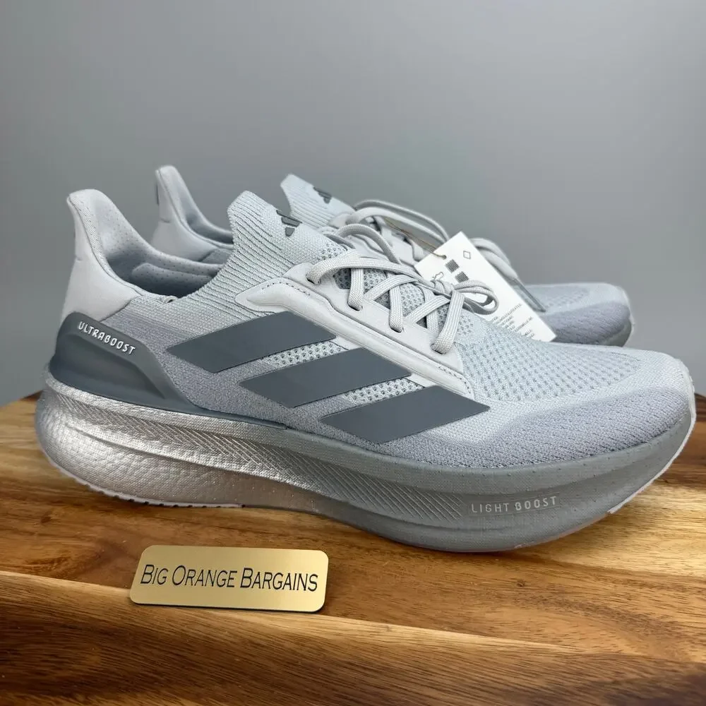 Adidas Ultraboost 5X Gray Halo Reflective Running Shoes Men's 11.5 JQ9077 NWT
